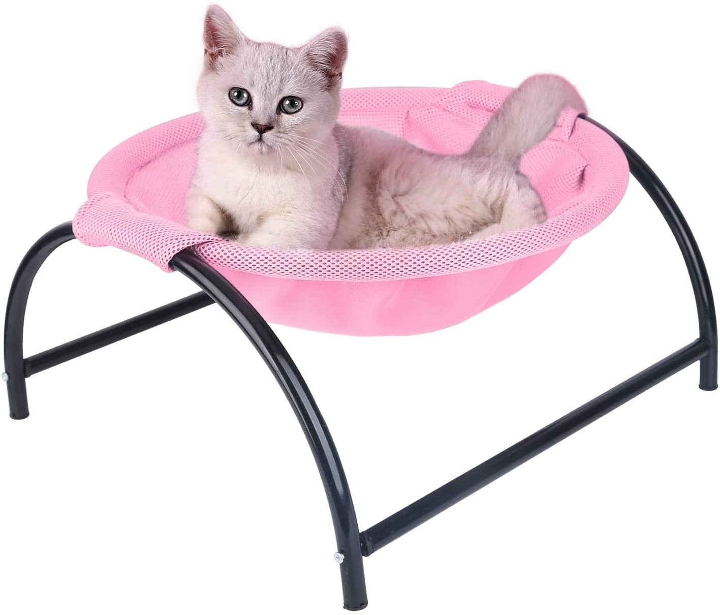 IGUOHAO Cat Hammock Bed, Elevated Pet Bed Breathable Hanging Nest with