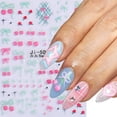 thumbnail image 3 of Pegatinas para uñas GJJBQTT diseño veraniego en relieve 5D, 2 hojas, 3 of 7