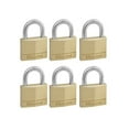thumbnail image 1 of Master Lock Solid Brass Padlocks Double Lever, 1 of 1