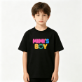 thumbnail image 2 of Mimis Boy Colorful Cute Slogan Boys Graphic Tee, Family Gift 100% Cotton Kids Short Sleeve T-Shirt 4-13Y, 2 of 5
