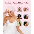 thumbnail image 4 of Adjustable Silk Satin Hair Bonnet For Sleeping, 4 of 5