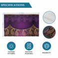 thumbnail image 6 of Purple Boho Floral Placemats Set of 8, Vintage Ethnic Tribal Abstract Art Placemats for Dining Table, Place Mats for Kitchen Tabletop, Waterproof Wipeable Dining Table Mats Set, 6 of 9