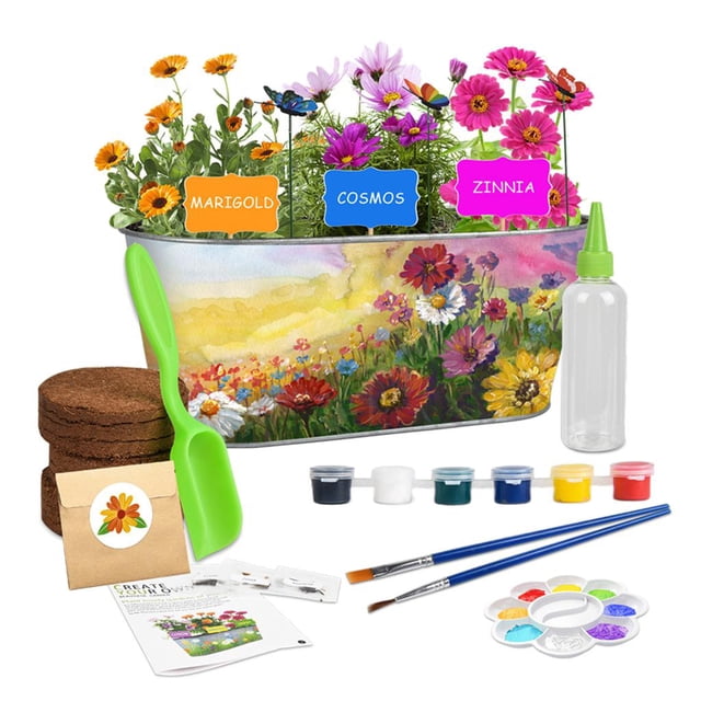 GUOOL Flowers Planting Growing Gardening Plant Set Contains 3 Different Flowers and