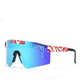 thumbnail image 1 of Big Frame Riding Sunglasses Colorful Full-faced True Film Polarized Su, 1 of 4