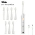 thumbnail image 3 of Cepillo de dientes eléctrico sónico para adultos, temporizador de blanqueamiento, cabello suave, resistente al agua IPX7, modo de 5 velocidades, carga USB, 4 colores, 3 of 5