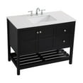 thumbnail image 4 of 42 inch Single Bathroom Vanity in Black, 4 of 8