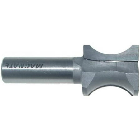

Magnate 1305 Finger Nail Router Bit — 3/4 Bead Height; 3/16 Cutting Depth; 1/2 Shank Diameter; 1 Overall Diameter; 1-1/2 Shank Length