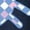NAVY, variant on Instant Message - Bunny Head Rainbow Checker Short Sleeve Graphic T-Shirt