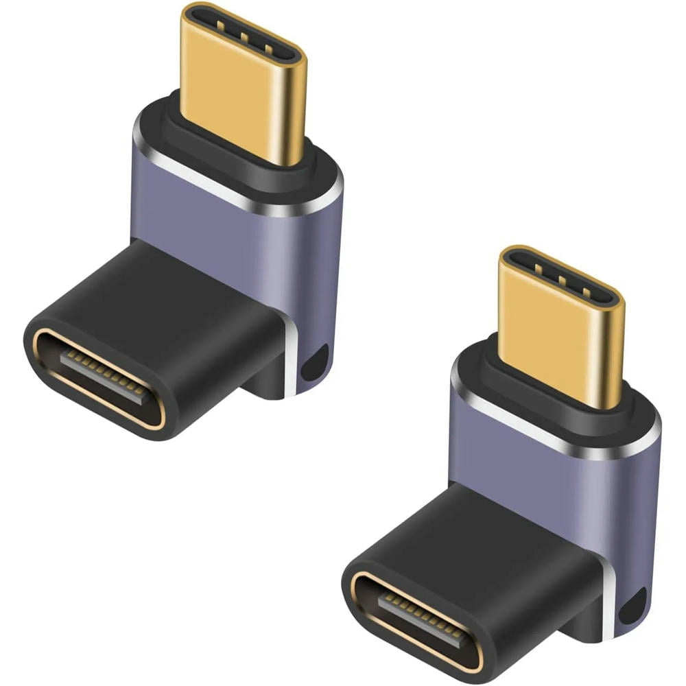 FOR 40Gbps, USB C Adapter Up Down USB C Male to Female Connector with 8K Video Display for Book, , USB4, 2pack