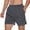 Gray, variant on FEDTOSING Men's 5" Workout Running Shorts White Quick Dry Athletic Shorts With Pockets