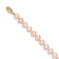 thumbnail image 4 of Auriga Fine Jewelry 14K Yellow Gold 6-7mm Pink Pearl Necklace 16inch for Women, 4 of 5
