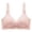 Pink, variant on SGMVNU Women's Front Snap Maternity Nursing Bra, Wireless Comfort Adjustable Strap Pregnancy Breastfeeding Bra Beige 40