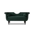 thumbnail image 1 of Luna Rembourrée Loveseat Chasseur Vert, 1 of 10