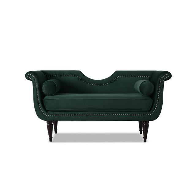 Luna Rembourrée Loveseat Chasseur Vert