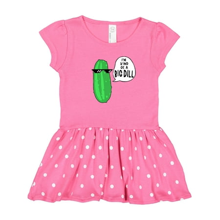 

Inktastic I m Kind of a Big Dill Pickle with Sunglasses Gift Baby Girl Dress