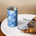 thumbnail image 3 of 20oz Coffee Tumblers Blue Dog Paw Footprint Stainless Steel Vacuum Insulated Travel Tumbler Coffee Cups Mug with Lid and Straw with Cleaning Brush for Cold & Hot Drinks, 3 of 5
