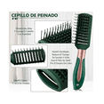 thumbnail image 4 of Herramientas De Peluquería Peine Redondo 4 unidades  Malubero Verde con negro, 4 of 4