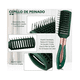 thumbnail image 4 of Herramientas De Peluquería Peine Redondo 4 unidades  Malubero Verde con negro, 4 of 4