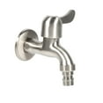 thumbnail image 1 of Robinet de Robinet de robinet de Machine à Laver G1/2'' Robinet de Machine à Laver 304 Robinet d'Eau de Motte d'Acier Inoxydable, 1 of 6
