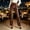 Brown, variant on Women's High Waist Flare Pants Elegant Stretch Velvet Trousers with Decorative Buttons, Dressy Casual Party Pants for Wedding Gala Evening Wear and Holiday Celebrations
