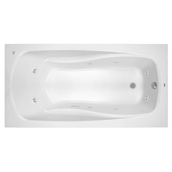 Proflo PFWPLUSA7236WH Lansford 72" X 36" Whirlpool Bathtub - White