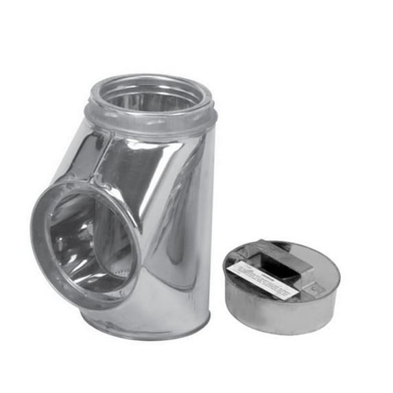 Selkirk Corporation 6T-IT 6 Inch Ultra-Temp Tee Insulated With Tee Plug