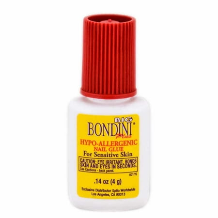 Nail Supplements: Big Bondini Plus Hypo Allergenic Nail Glue - Size : 0.14