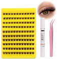 thumbnail image 1 of Z'LRAQI BEAUTY Juego de pestañas postizas segmentarias Kit de grupos de pestañas individuales, 1 of 8