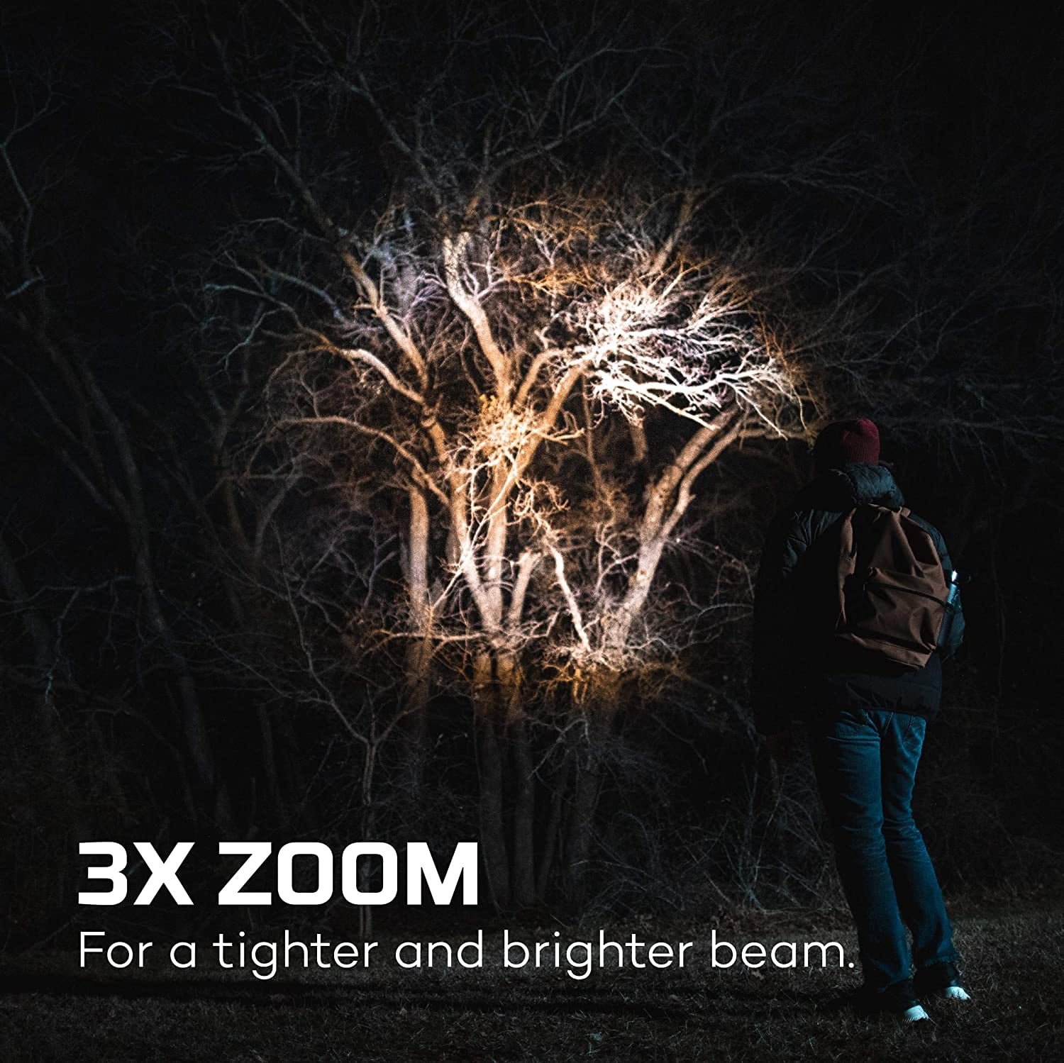 NEBO Newton 1000 Powerful LED Handheld Flashlight | AA Battery Powered Compact Waterproof Flashlight | Storm Gray | Available in 500, 1000, 1500 Lumens