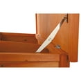 thumbnail image 7 of TRIXIE Weatherproof Outdoor 2-Story Wooden Small Animal Hutch with Run & Pull-Out Tray, Brown, 7 of 7