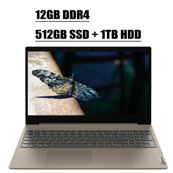 2020 Lenovo IdeaPad 3 Premium Laptop 15.6" HD Touchscreen 10th Gen Intel Core i3-1005G1 12GB DDR4 512GB SSD 1TB HDD WIFI USB3.0 Dolby Win10