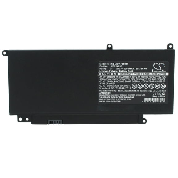 Battery for Asus N750 N750J N750JK R750JK R750JV N750JV 0B200-00400000 C32-N750