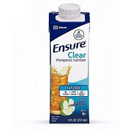 UPC 070074649030 product image for Abbott Nutrition 64903 Oral Supplement Ensure Clear Apple Recloseable Tetra Cart | upcitemdb.com