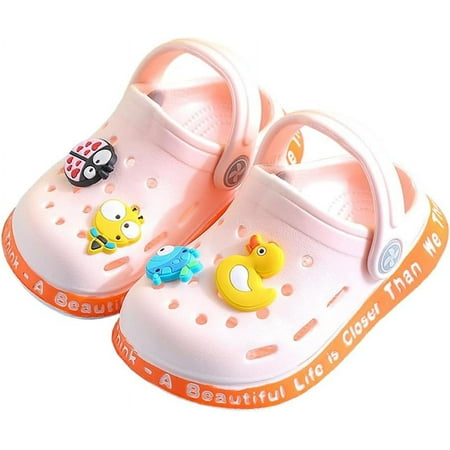 Toddler Clogs Girls Boys Clogs Garden Shoes Cartoon Slides Toddler Sandals Beach Kids Slippers