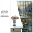 thumbnail image 5 of Retro Fishing Curtains Vintage Rustic Cabin Forest Nature Art Fisherman Blackout Window Treatment for Bedroom Living Room Decor Window Drapes 84" W X 84" L, 5 of 7