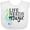 AA-White, variant on Inktastic Life Needs Music Ocean Colors Boys or Girls Baby Bib