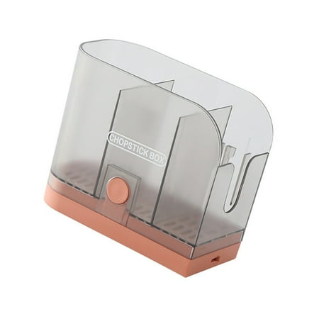 

Redempion Chopstick Holder Draining Chopstick Organizer Rack Plastic Kitchen Spoon Fork Storage Box yellow