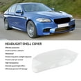 thumbnail image 3 of Car Headlamp Lens Cover,Headlamp Shell Cover Transparent Headlight Shell Cover Replacement For 5 Series F10 F18 525i 535i 2010-2016, 3 of 8