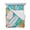 Orange, Pink, Green, Yellow, variant on Quilts Twin-XL Size Bedding Set, Coastal Beach Lightweight Quilted Comforter, Summer Tropical Plants Ocean Sea Waves Blue Soft Bedspread Coverlet with Pillow Covers for All Season, 68" x 98"