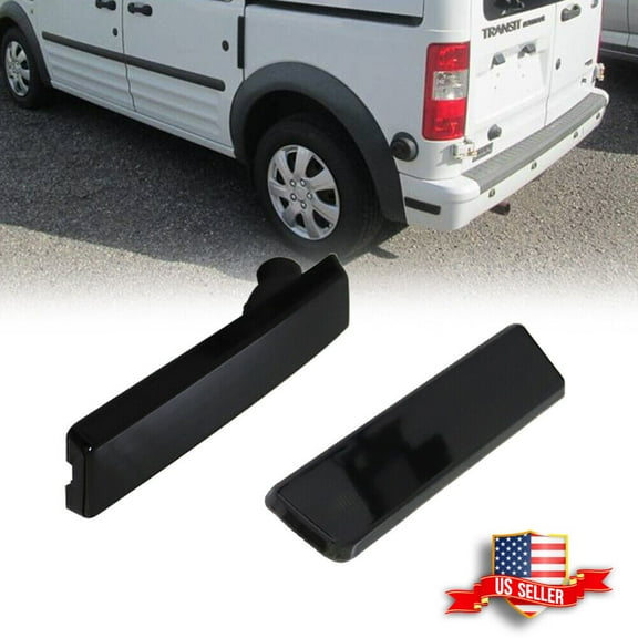 GTINTHEBOX 2x Smoked Lens Rear Bumper Side Marker Lights For 2010-2013 Ford Transit Connect
