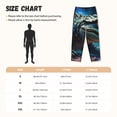 thumbnail image 3 of Fuzoiu Starry Sky Colorful Crocodile A Print Women's Pajama Pants,Lounge Pants with Drawstring and Pockets, Casual Pjs Sleep Bottoms, Women's Sleep Pants-XX-Large, 3 of 6