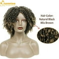 thumbnail image 5 of QUEENTAS Dreadlock Wigs for  Women and Men Braiding Hair Synthetic Blonde Wigs Faux Locs Twist Wigs Cruly Wigs, 5 of 8