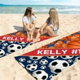 thumbnail image 5 of Personalized Beach Towel for Kids & Adults with Name 400GSM Custom 100% Microfiber Pool Towel Ultra Absorbent Super Soft Towels Personalized Gift for Women Men, 5 of 8