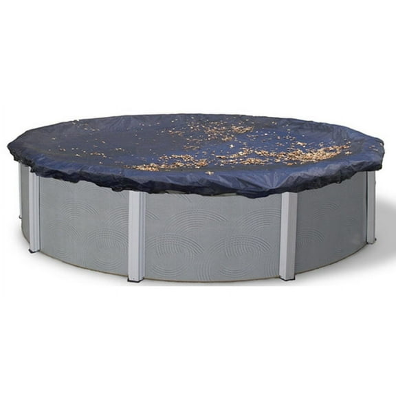 27' Black Deluxe Above Ground Swimming Pool Closing Leaf Net Cover