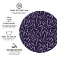 thumbnail image 3 of Pofeuu Lavender Flowers Print Coasters for Drinks, 4Pack PU Leather Coasters, Bar Drink Coasters for Tabletop Protection, Furniture from Damage-Round Shape, 3 of 6