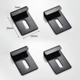 thumbnail image 5 of Pebbuoy Metal Mirror Clips Wide Channel Mirror Hanger Clip Kit Rustproof Strong Load-bearing Wall Mounting Large Heavy Retainer Clips, 5 of 7