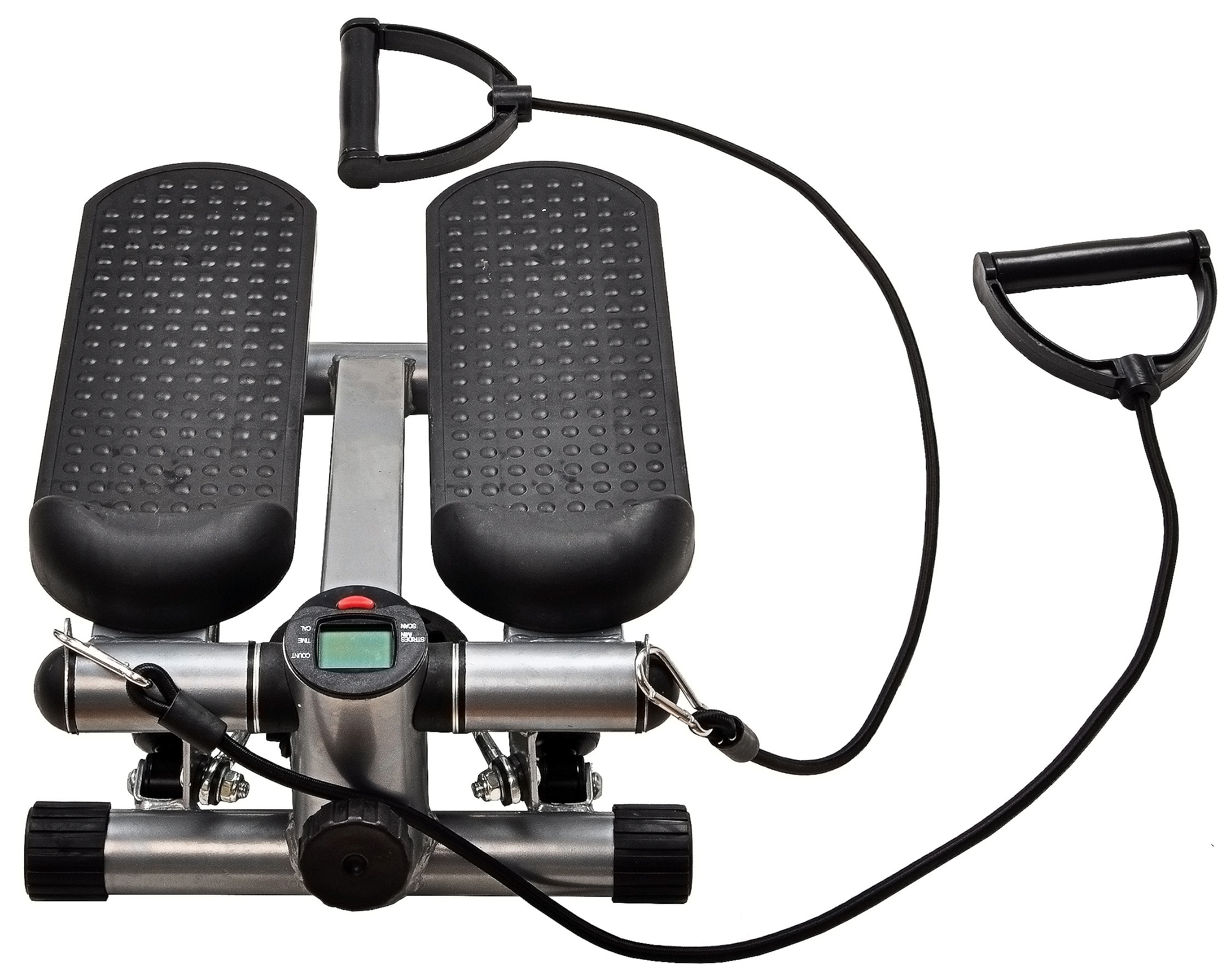 BalanceFrom Adjustable Mini Stepper with LCD Monitor Stepping Machine, Comes with Resistance Bands - image 2 of 7