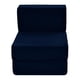 thumbnail image 2 of Sofa Cama Individual Compacto Color Azul, 2 of 4