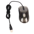 thumbnail image 3 of Ratones de computadora, ratón con cable, carcasa transparente, ratón con cable, ratón de oficina, diseño exquisito, 3 of 8