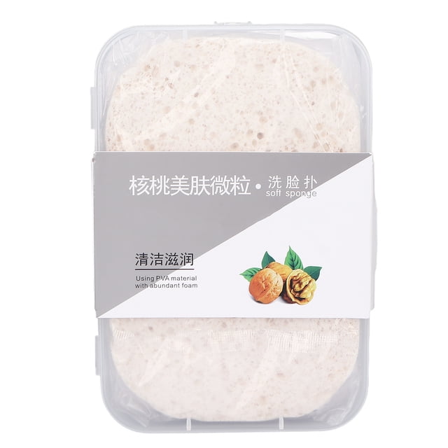 Compressed Facial Sponge, Rich Foam Exfoliating Wash Face Sponge For Washing